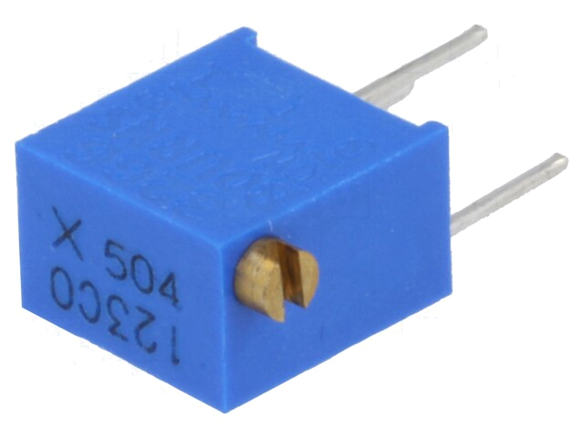 Potentiometer: montage-; meerslagen; 500kΩ; 250mW; ±10%; lineair Potentiometer: montage-; meerslagen; 500kΩ; 250mW; ±10%; lineair